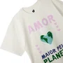 Camiseta Silk Oversized Amor Maior Farm Futura