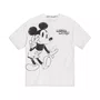Camiseta T Shirt Alongada Mickey Branca Authoria
