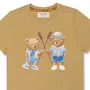 Camiseta Teddy Remos Bege Dame
