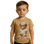 Camiseta Teddy Summer Bege Dame