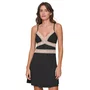 Camisola Alça Feminina Night Glam Preto Lua Lua