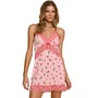 Camisola Curta Estampa Cereja Rosa Miss Victtoria