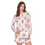 Camisola Dress Sweet In Berries Ursinhos Lua Lua