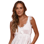 Camisola Longa Viena Branca Miss Victtoria