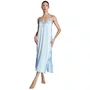 Camisola Midi Visco e Renda Azul Claro Aurora Revedenfant