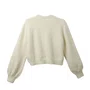 Cardigan Pelinho Cropped Off Farm Futura