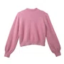 Cardigan Pelinho Cropped Rosa Algodão Farm Futura