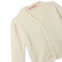 Cardigan Tricot Pelinho Off Fábula