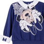 Casaco Moletom Azul Com Gola Minnie Anime