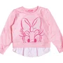 Casaco Moletom Daisy Rosa Camisa Momi