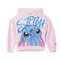 Casaco Moletom Disney Rosa Cha Stitch Anime