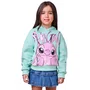 Casaco Moletom Disney Verde Cha Stitch Anime