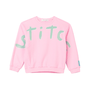Casaco Moletom Rosa Stitch com Strass ANime