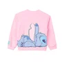 Casaco Moletom Rosa Stitch com Strass ANime