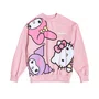 Casaco Moletom Rosa Turma Hello Kitty I Am