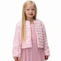 Casaco Pele Rosa Algodão Doce Petit Cherie