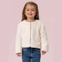 Casaco Pelinhos Poás Off White Petit Cherie
