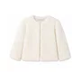 Casaco Pelinhos Poás Off White Petit Cherie