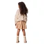 Casaco Tricot Franjas Cru Anime