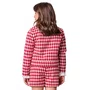 Casaco Tweed Xadrez Vermelho e Off Anime