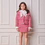 Casaco Tweed Xadrez Vermelho e Off Anime