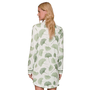 Chemise Aberto Flora Verde Lua Lua