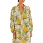 Chemise Leve Longa Suco De Abacaxi Farm