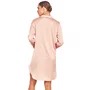 Chemise Manga Longa Cetim Rosa Revedenfant