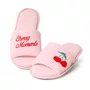 Chinelo Pantufa Rosa Cerejinha Cor Com Amor