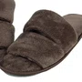 Chinelo Pantufa Tira Dupla Chocolate Cor Com Amor