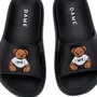 Chinelo Slide Preto Urso Dame