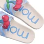 Chinelo Slider Cerejinha Listra Momi
