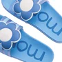 Chinelo Slider Maxi Flower Azul Momi