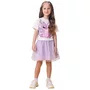 Conjunto Angel Borboleta Tule Lilas Momi
