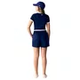 Conjunto Baby Tee e Short NFL Marinho Authoria