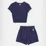 Conjunto Baby Tee e Short NFL Marinho Authoria