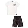 Conjunto Bermuda Preto Off Stitch Summer Youccie