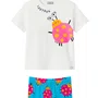 Conjunto Biker Joana Azul Rosa Bimbi