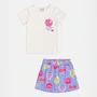 Conjunto Blusa e Shorts Fruits Color Momi