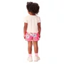 Conjunto Blusa e Shorts Hello Kitty Frutas Neon