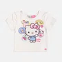 Conjunto Blusa e Shorts Hello Kitty Frutas Neon