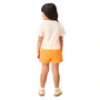 Conjunto Blusa e Shorts Laranja Tico e Teco Momi