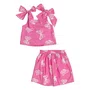 Conjunto Bordado Borboletas Rosa Momi