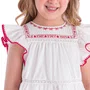 Conjunto Branco e Vermelho Lacinhos Petit Cherie