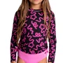Conjunto Camiseta Calcinha Fitas Neon Pink Dedeka