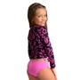Conjunto Camiseta Calcinha Fitas Neon Pink Dedeka