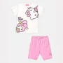 Conjunto Ciclista Hello Kitty e My Melody Rosa Momi