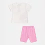 Conjunto Ciclista Hello Kitty e My Melody Rosa Momi