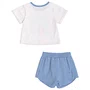 Conjunto Comfy Azul Maçãzinha Momi