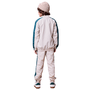 Conjunto Corta Vento College Bege e Verde Youccie